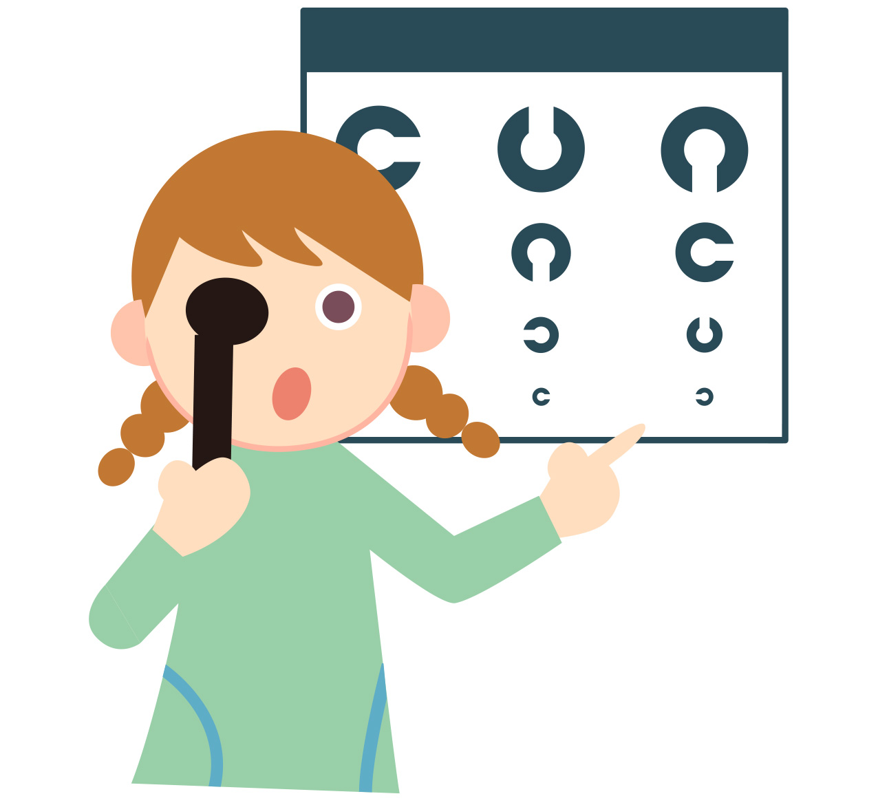 検査のイラスト